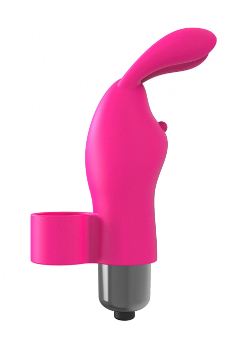 CONEJO ORGASMICO THE 9'S SILIBUS SILICONE BUNNY FINGER - ROSA