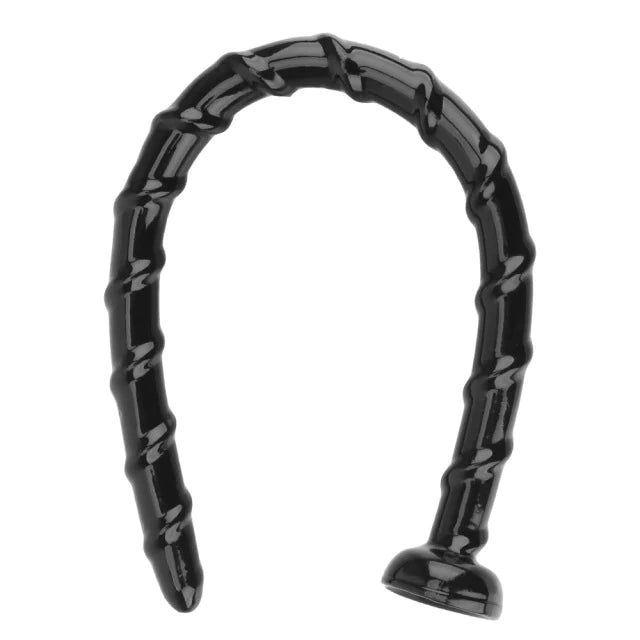 Dilatador anal con textura de ondas atornilladas para sensacion suave