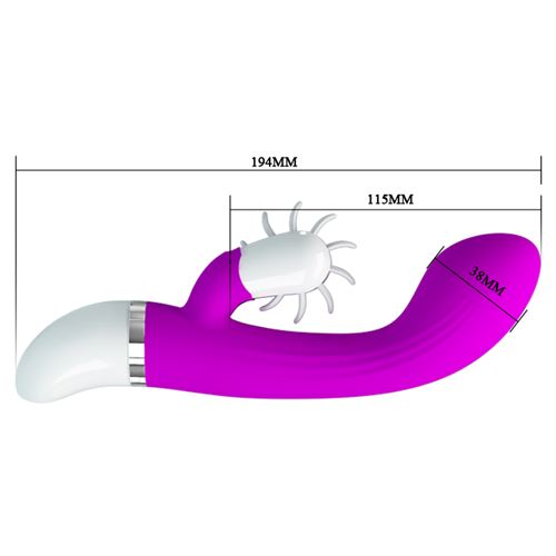 VIBRADOR LENGUETAZOS SHEILA PRETTY LOVE