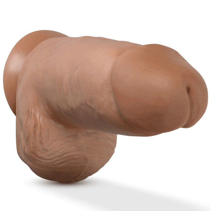 SUPER DILDO AU NATUREL CHUB 25 CM MOCHA