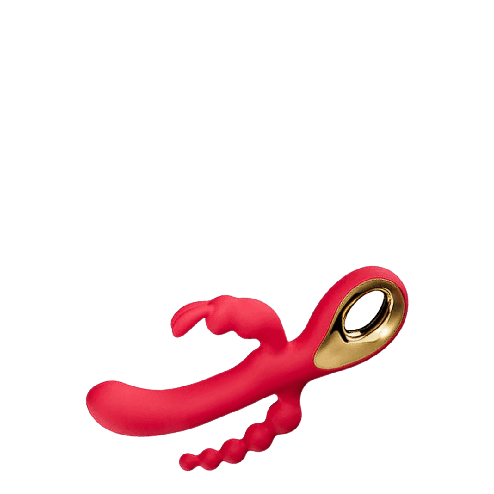 Vibrador DP Bunny doble penetracion recargable para clitoris y vaginal, mujer Mexico, tacto suave