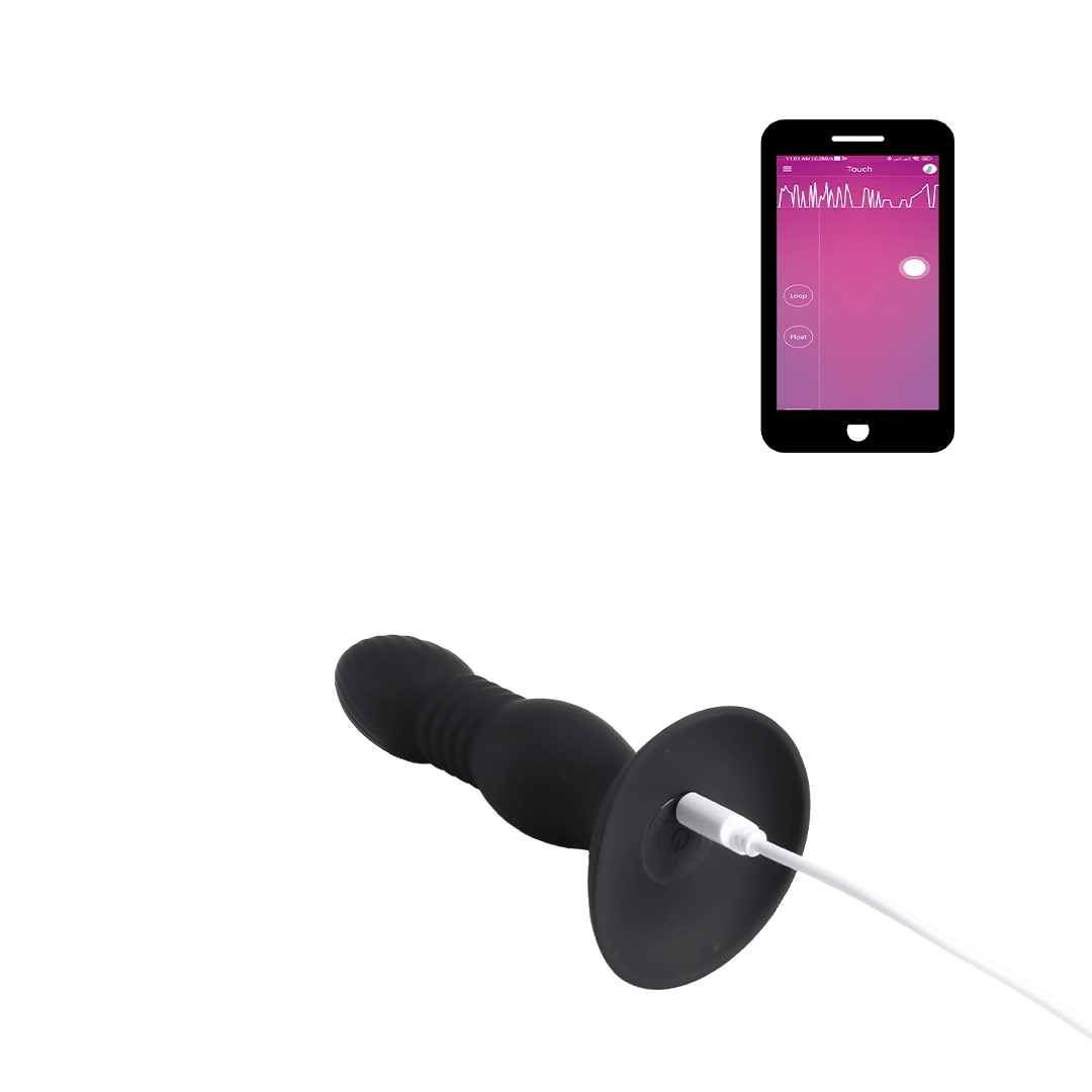 Vibrador anal prostático ideal para uso individual o en pareja con control a distancia