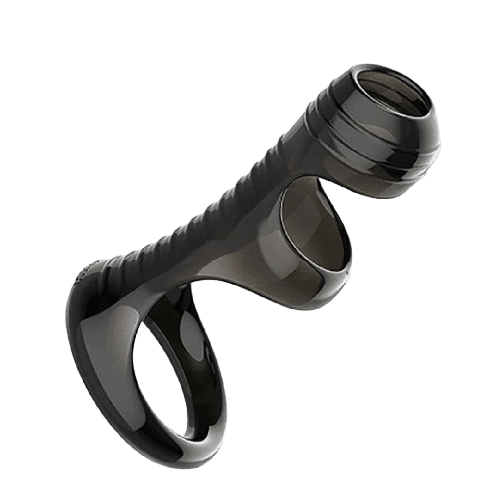 extensión texturizada para placer Funda de silicona Stonk con control de eyaculación y fortalecimiento.