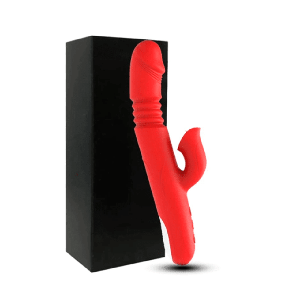 Vibrador y lamedor en uno, diseño ergonómico