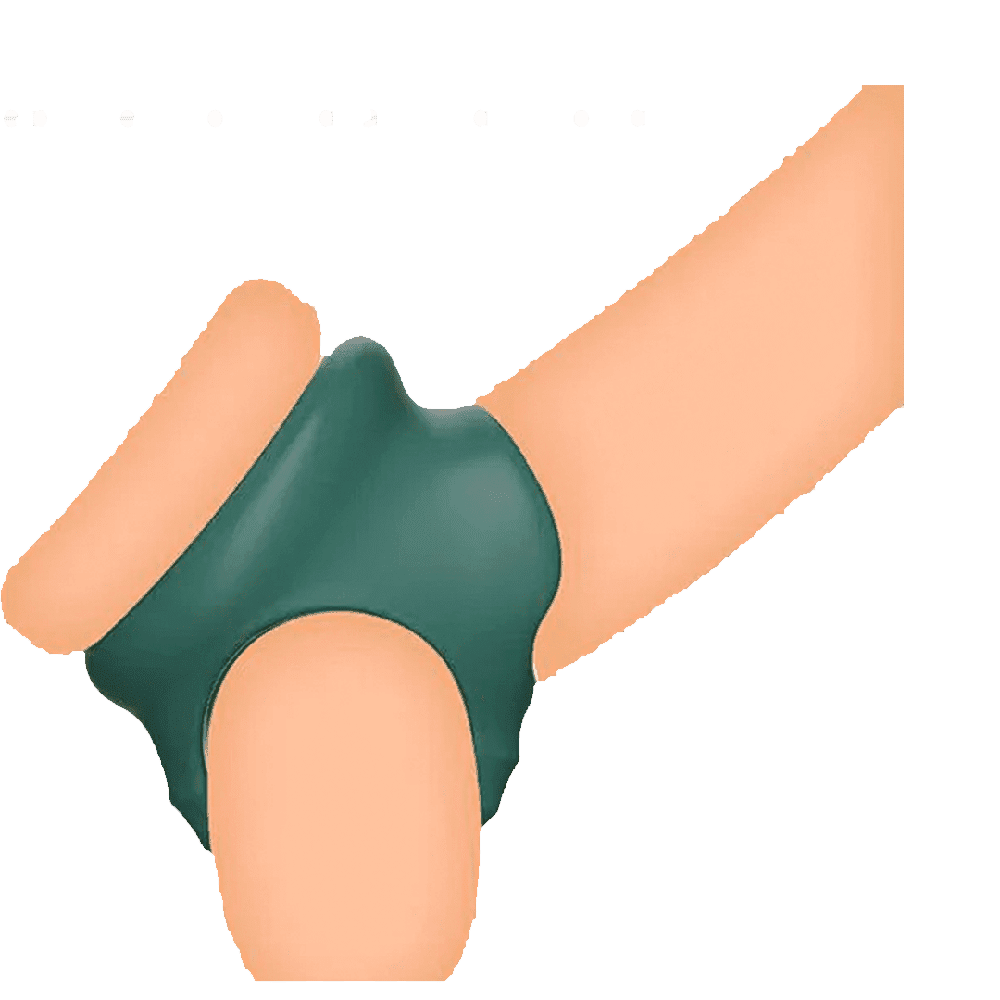 Anillo de erección para testículos Muscle, placer garantizado.