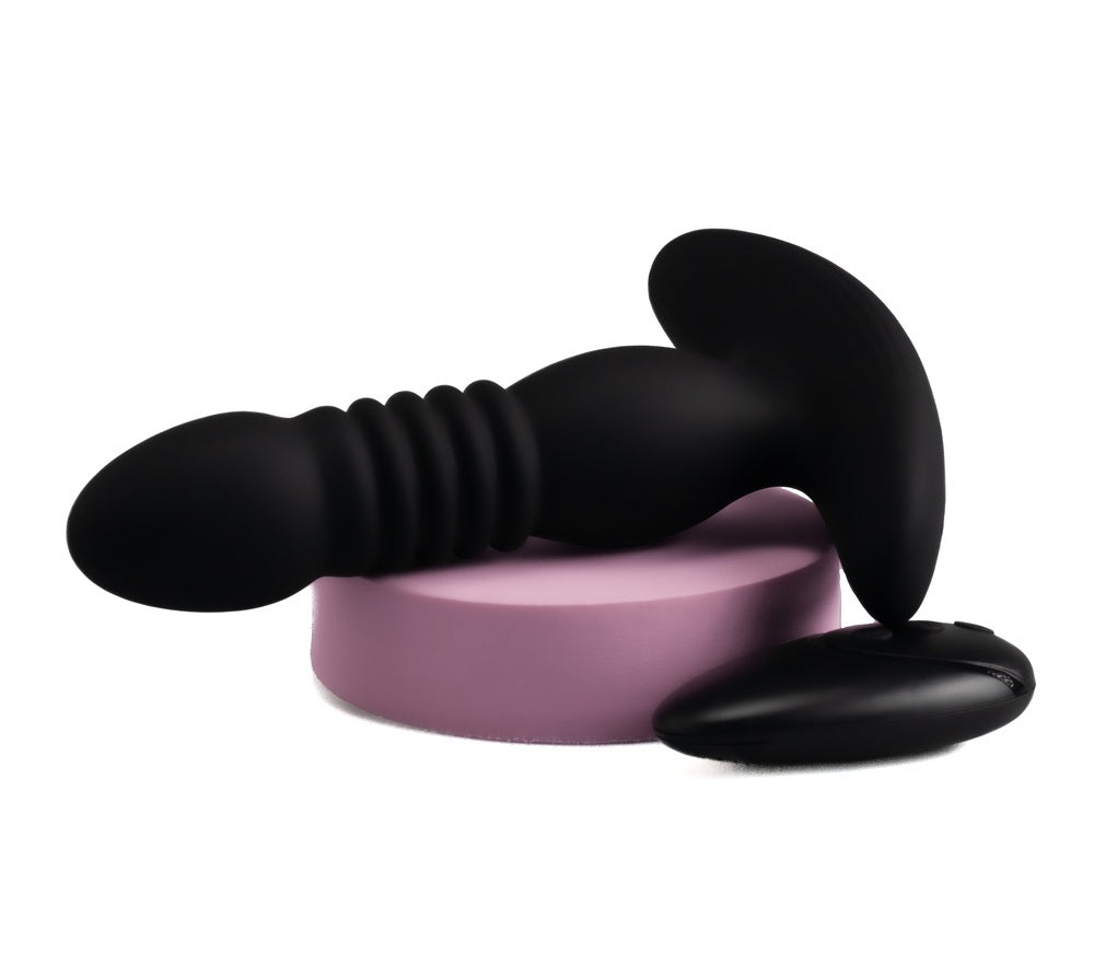 Estimulador anal recargable con control remoto inalambrico