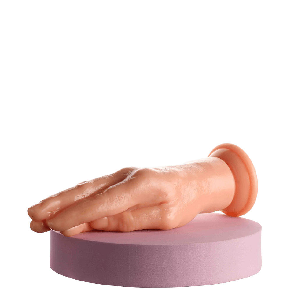 Mano penetradora dilatadora anal y vaginal de silicona medica