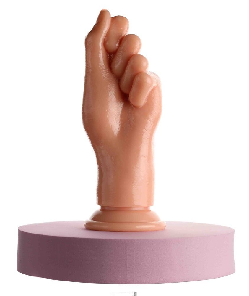 Plug prostatico con forma de mano sensacion piel sin vibracion