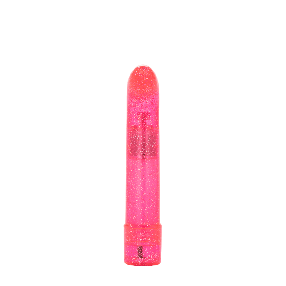 Juguete vibrador glitter rosa Sparkle Pink para punto G uso discreto mujer Mexico