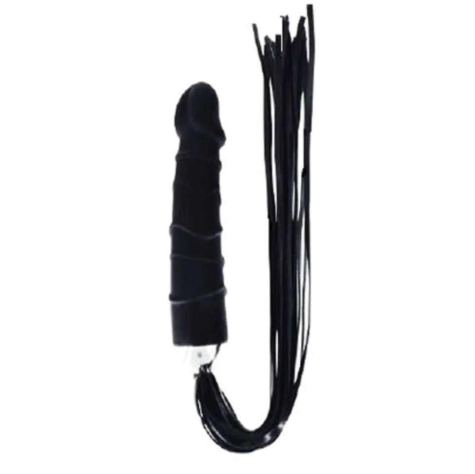 Dildo de silicona con latigo incluido Dildo texturizado de silicona extra suave