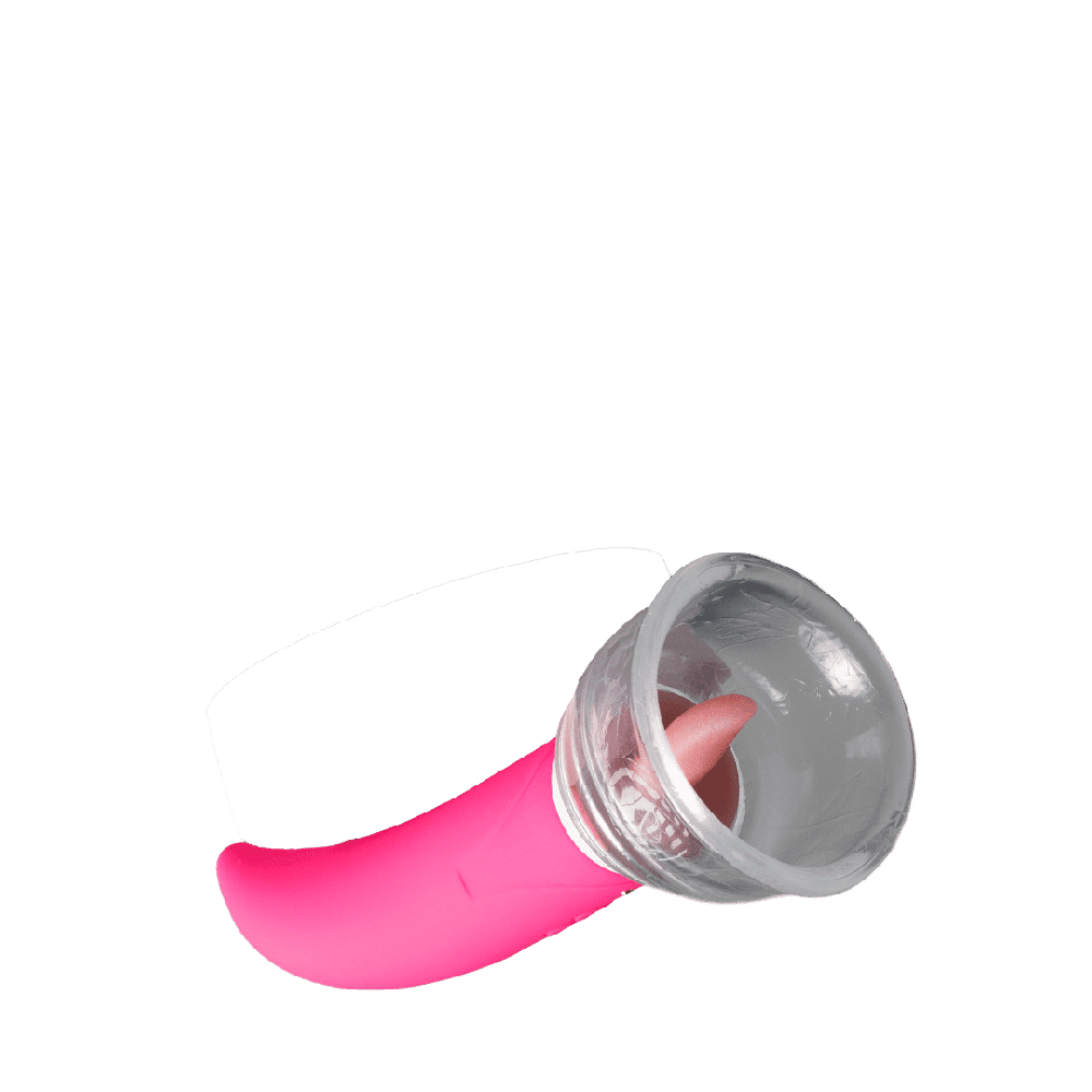 Vibrador en forma de lengua para clítoris