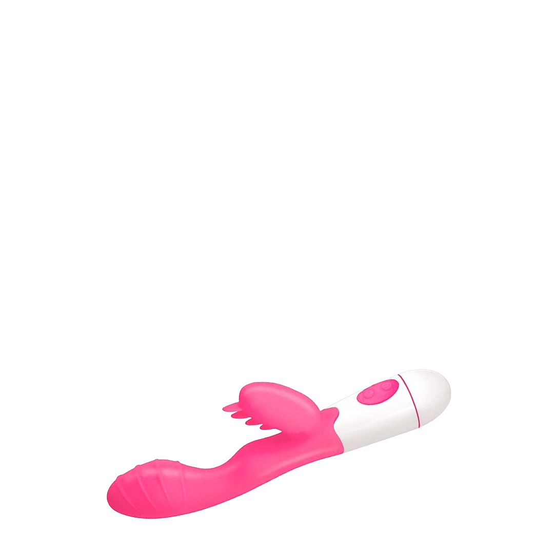 Vibrador Lotus triple con lamedor y estimulador de punto G