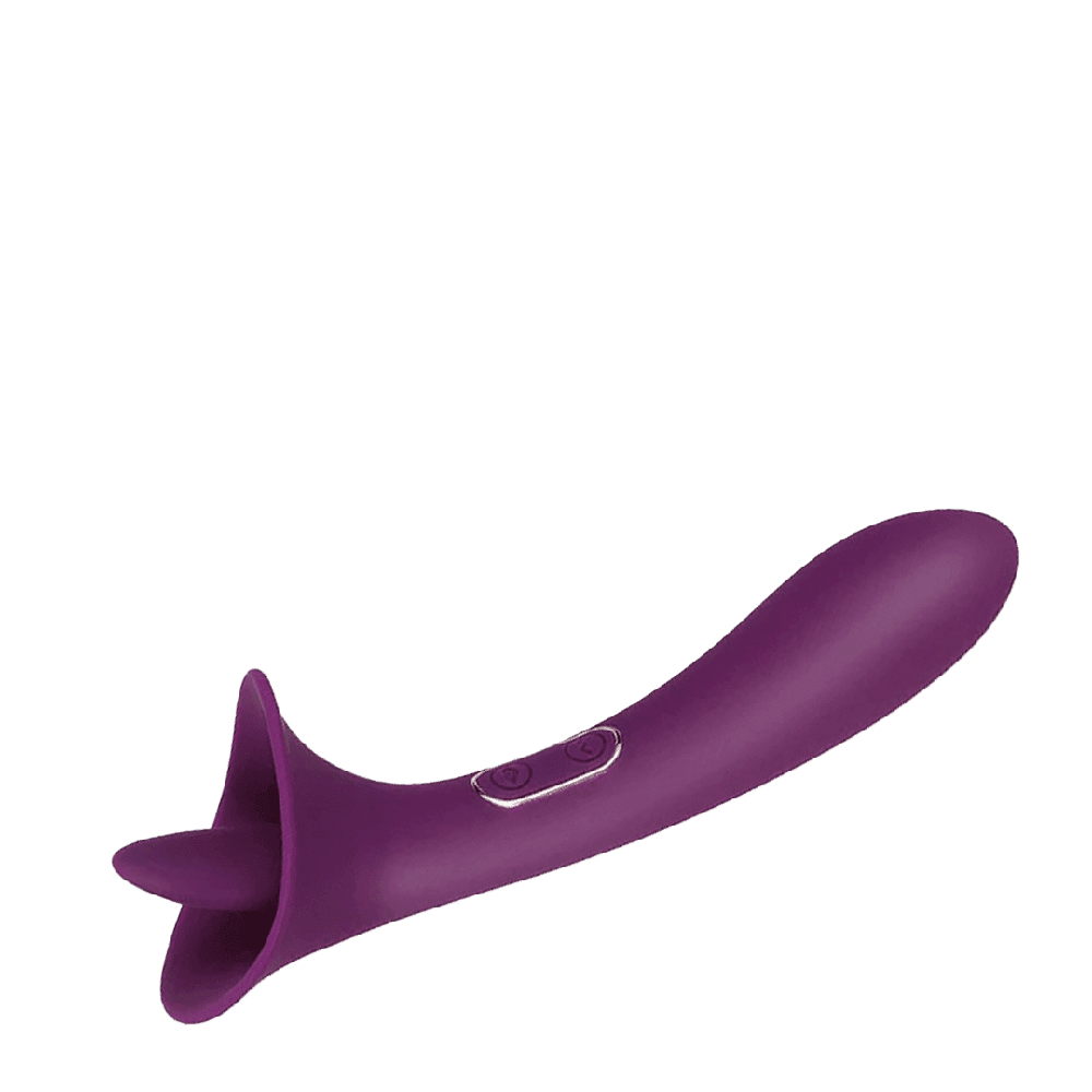 Lamedor y vibrador Twister Love para clítoris con modos mixtos