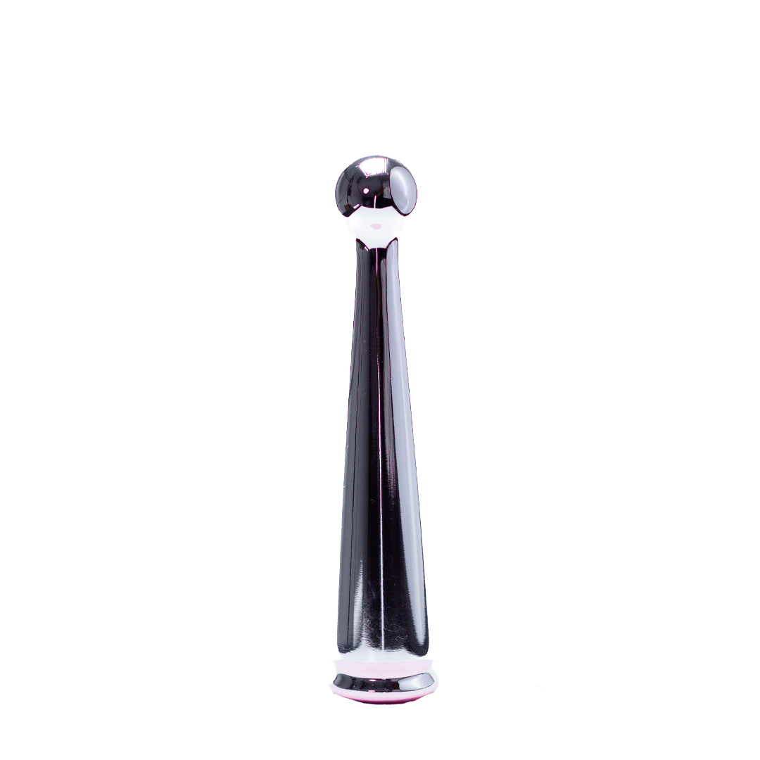 vibrador metal con estimulo clitoris y vaginal