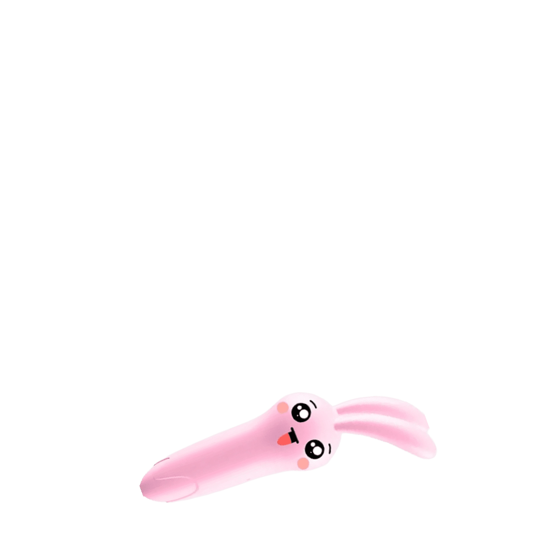 Vibrador Bad Bunny Maloso para clítoris, pilas AAA, 1 modo de vibración