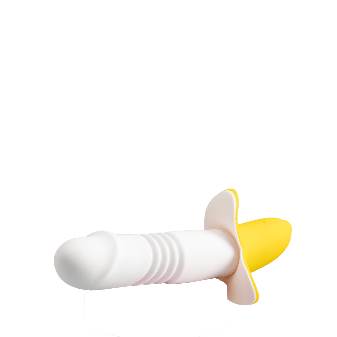 Vibrador automático de penetración vaginal Banana for Love, silicona de grado médico