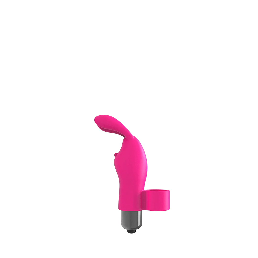 Vibrador bunny para clitoris, dedo con silicona y estimulacion suave