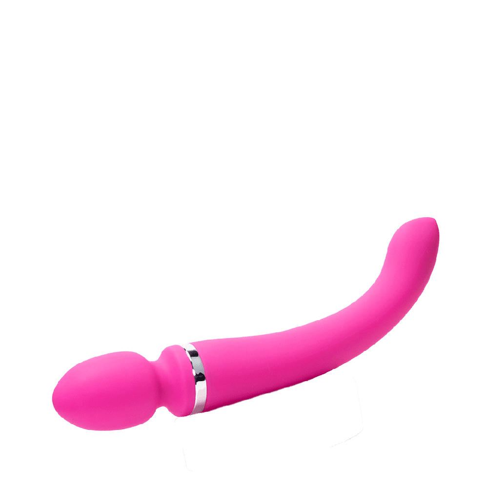 Vibrador Double Dare dual para clitoris y penetracion vaginal recargable Mexico