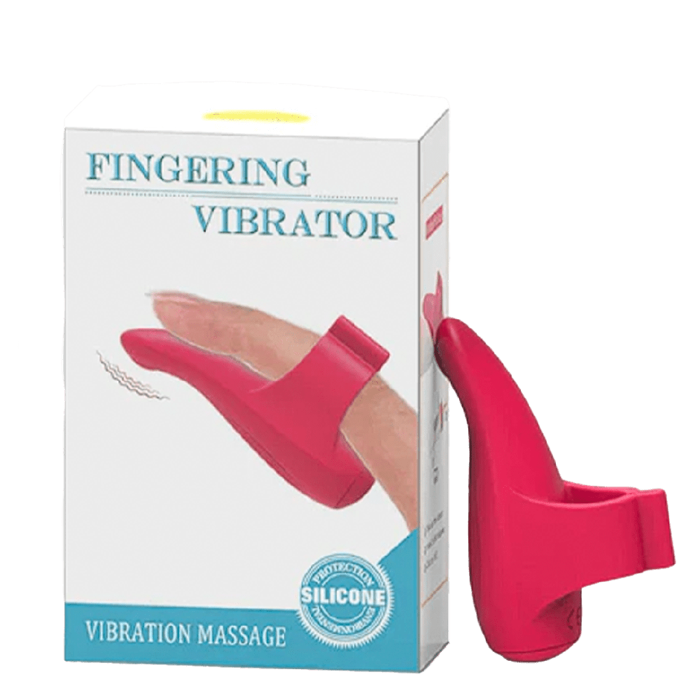 Dedal vibrador para clitoris modelo Finger, silicona suave, pilas incluidas, envio privado MX