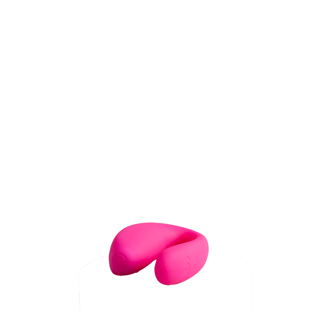Vibrador en forma de grapa para clítoris y vagina, U-Lips discreto