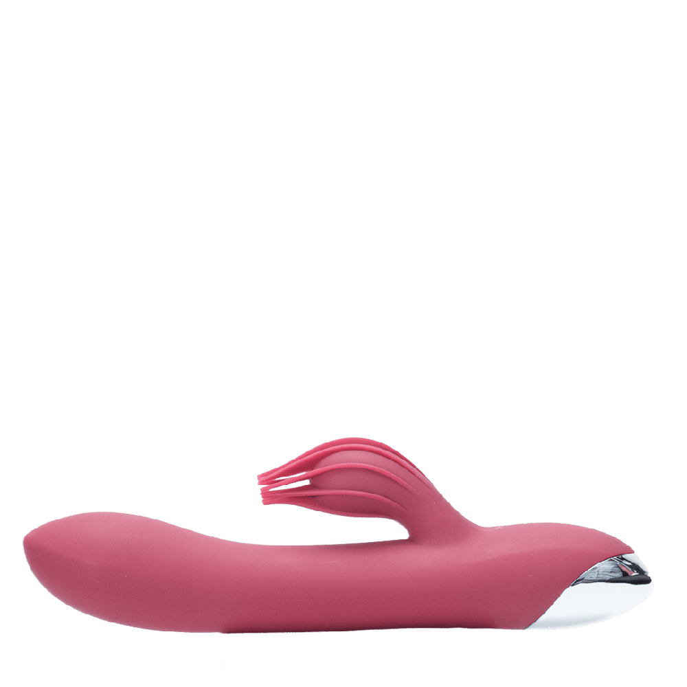 Vibrador conejito discreto para estimulacion dual clitoris y punto G recarga USB