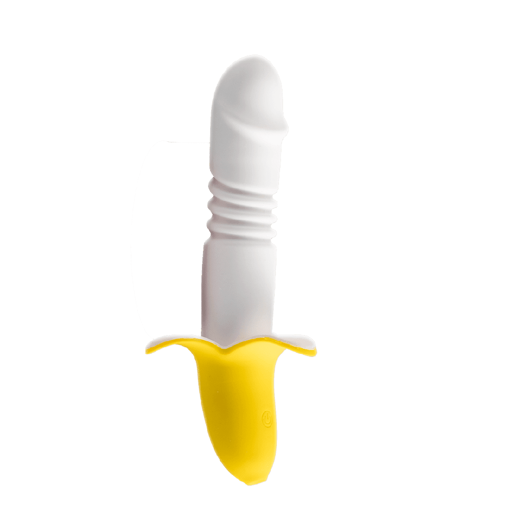 Vibrador de penetración automática Banana for Love, 7 modos, silicona suave, recargable