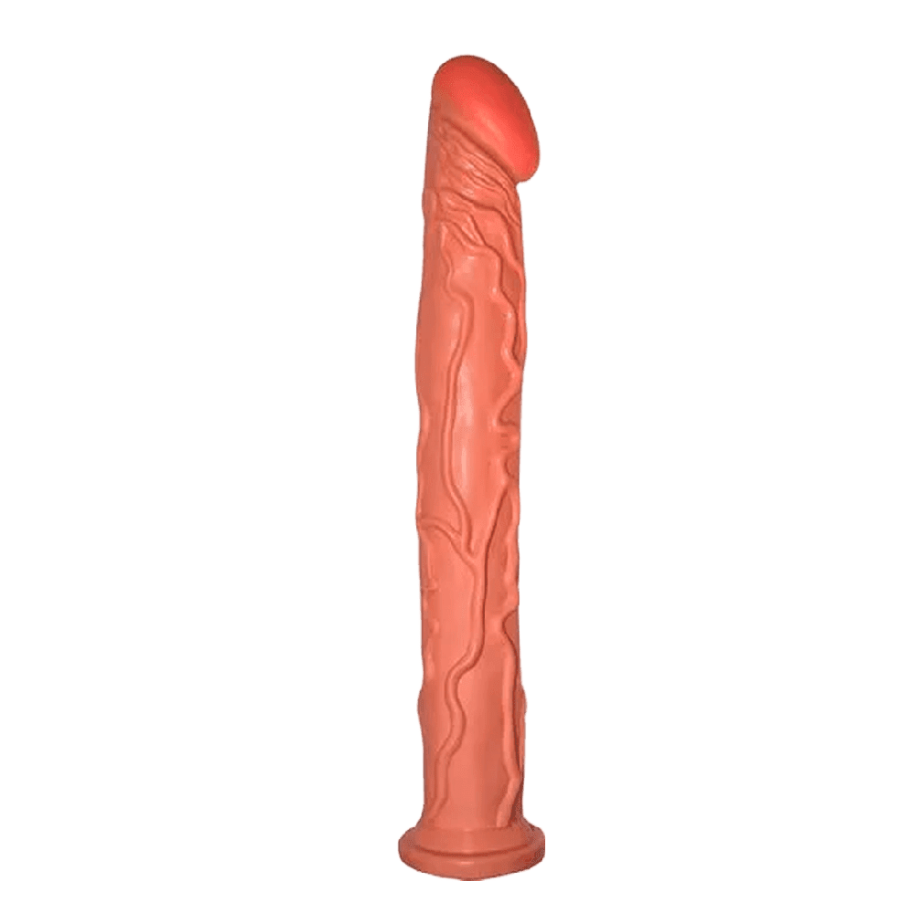 Dildo gigante Whopper de 28 cm compatible con arnés